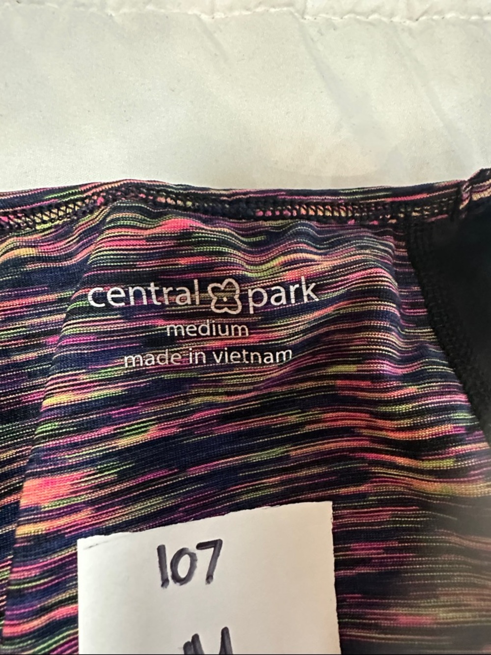 Active Multicolor Space-Dyed Racerback Tank Top - Performance Fit #107 - Picture 2 of 3